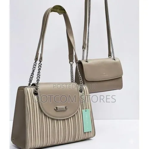 Chrisbella Elegant Pleated 2-Piece Handbag Set - 1