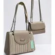 Chrisbella Elegant Pleated 2-Piece Handbag Set - 1