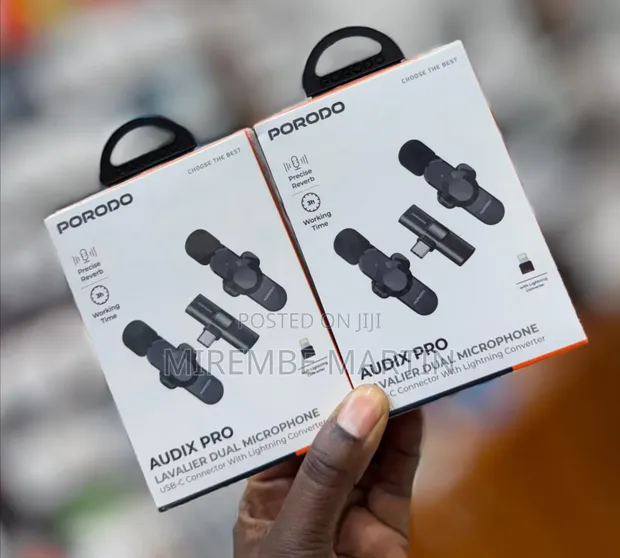 Porodo Audix Pro Lavalier Dual Microphone - 1