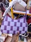 Chrisbella Mat Design Single Handle Handbag - 1