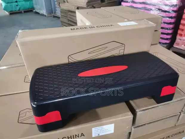Adjustable Height Aerobic Step Board - 1