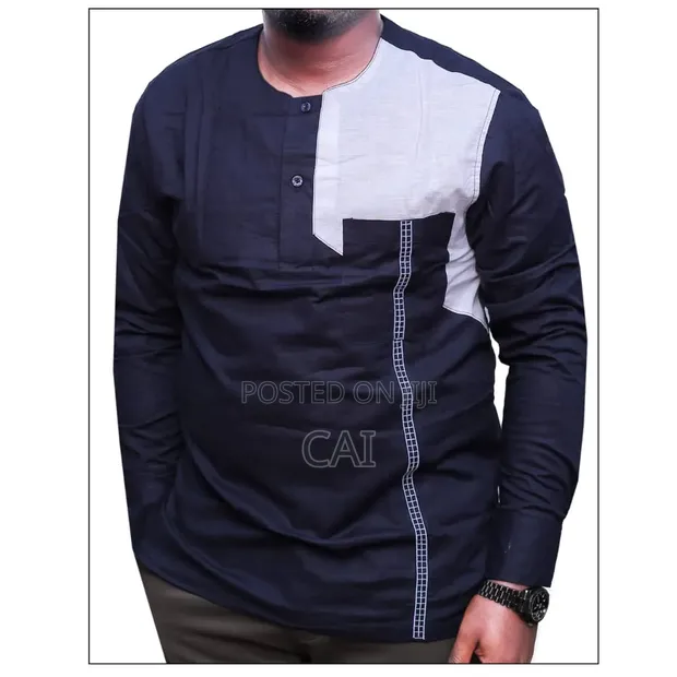Soft Linen & Striking Kitenge Shirts - 1