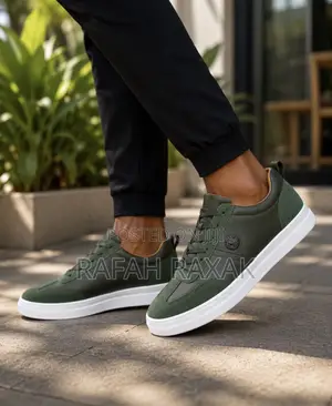 Men's Classic Green Timberland Smart Casual Sneakers