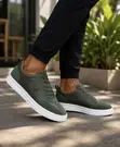 Men's Classic Green Timberland Smart Casual Sneakers - 2