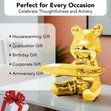 Gold Bear Figurine - Decorative Tray & Key Holder - 3
