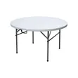 4-Foot Round Folding Table - Bi-Fold - 2