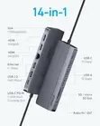 Anker USB-C Hub (14-in-1) Triple Display 60Hz HDMI - 1