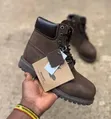Brown Leather Timberland Boots - 2