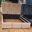 5x6 Cream Puzzle Fabric Bed - Brand New - 2