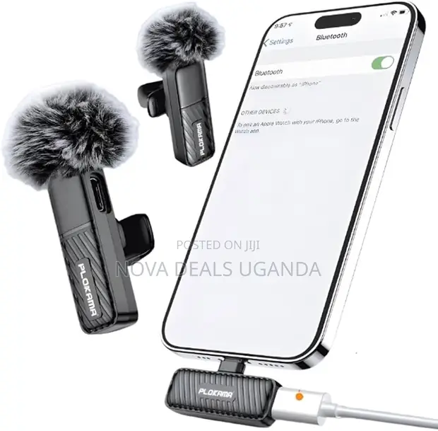 Plokama VM-20 Wireless Lavalier Microphone Dual Mic System - 1