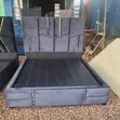 5x6 Gray Fabric Bed Frame - 2
