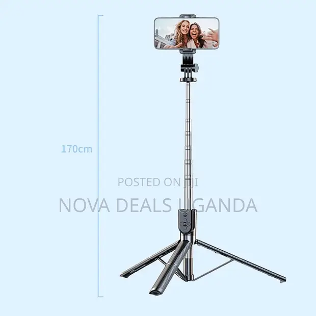 Plokama Live LED Broadcast Selfie Tripod Stand for Smartphones - 1