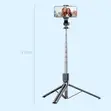 Plokama Live LED Broadcast Selfie Tripod Stand for Smartphones - 1