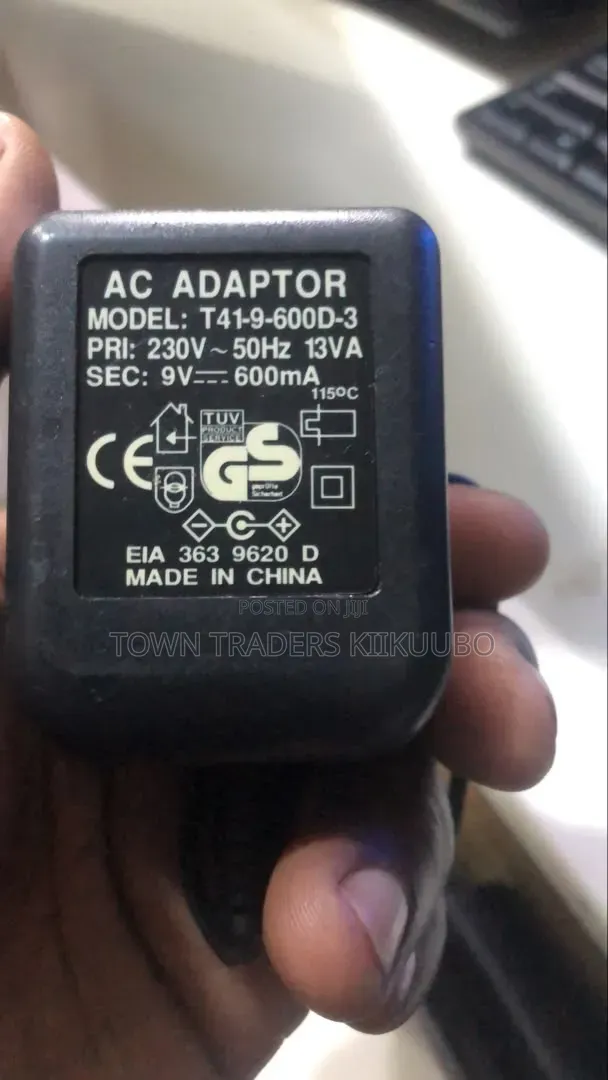 AC Adaptor T41-9-600D-3 (9V, 600mA) - 1