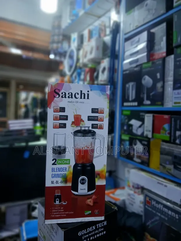 Saachi 2-in-1 Blender and Grinder 1.5L - 1