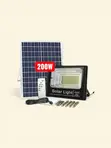 200W Solar Floodlight with Lithium Battery - 2