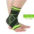 1pc Pressurized Ankle Support Bandage - Multicolour - 1