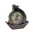 Electroplated Sailing Vessel Decorative Alarm Clock - 2