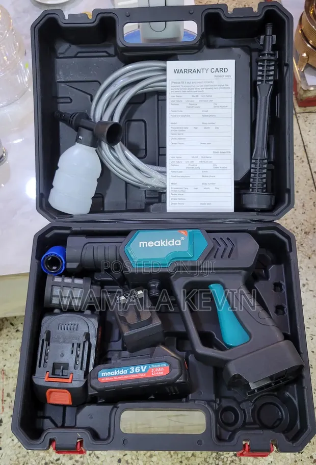 Meakida 36V Cordless High Pressure Washer Gun Kit - 1