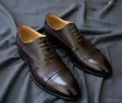 Brown Leather Dress Shoes - Clarks Loafers - 3