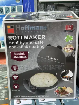 Hoffmans 1800W Electric Roti Chapati Maker (HM-3035)