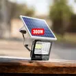 300W Solar Flood Light with High-Efficiency Solar Panel - 1