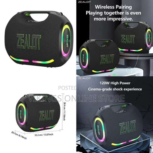 Zealot ZE01 Portable Bluetooth Speaker - 1