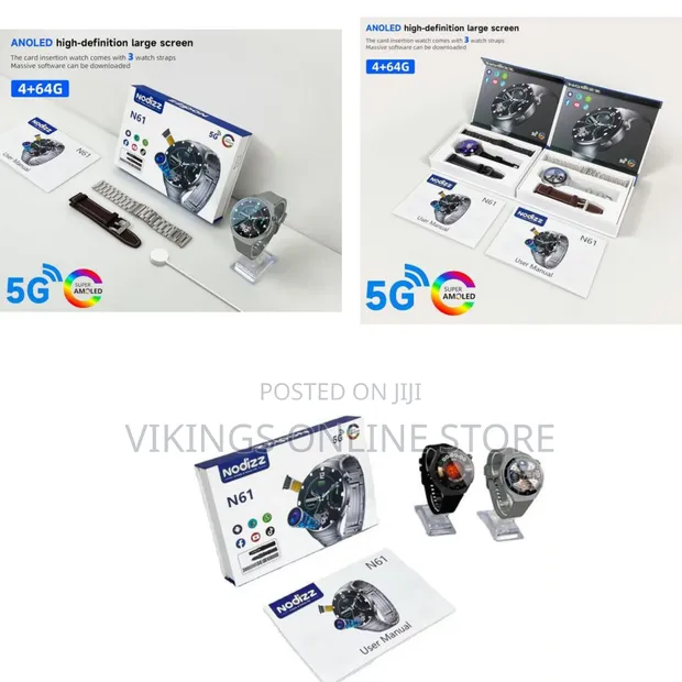 NODIZZ N61 Super AMOLED Smart Watch - 5G, Waterproof - 1