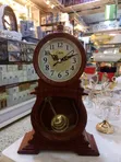 Vintage-Inspired Wooden Mantel Clock - 5