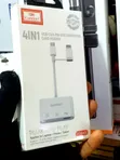 Earldom OT106CL 4-in-1 USB-C/8-Pin OTG Card Reader - 1
