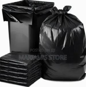 Black Garbage Bags - Pack of 50