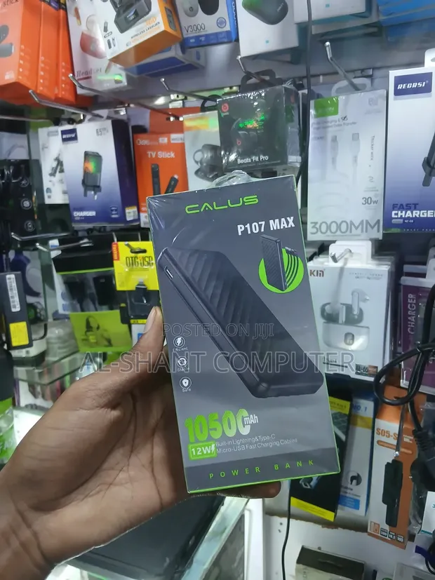 Calus 10500mAh Powerbank with Built-in Cables - 1
