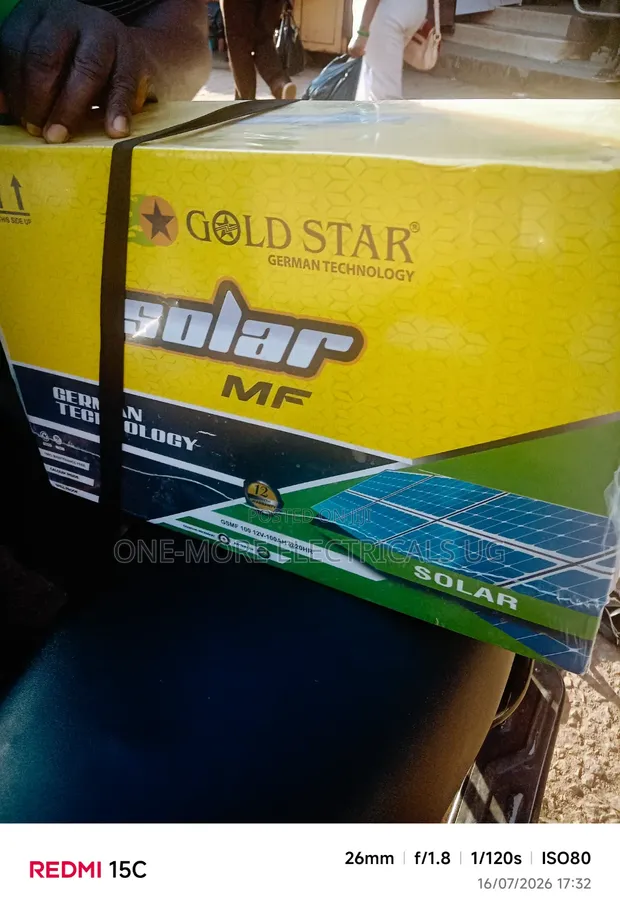 Gold Star SMF Battery 100Ah/12V - Germany Technology - 1
