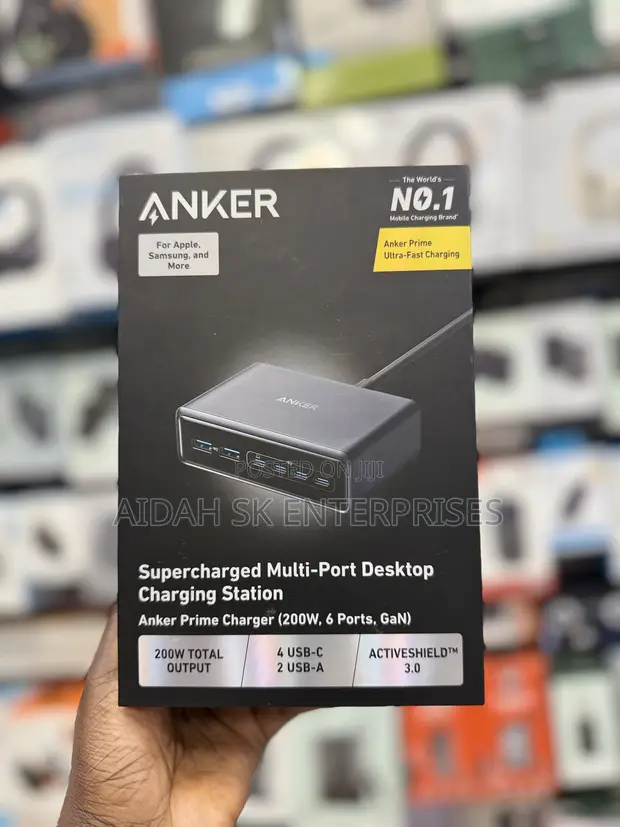 Anker Prime 200W 6-Port GaN Desktop Charger - 1