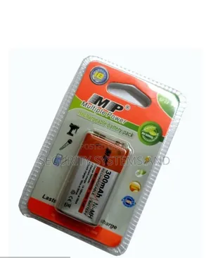 9V Rechargeable Batteries - 300mAh NiMH