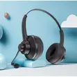Bluetooth 5.0 Call Center Headset with Noise Cancellation - 2
