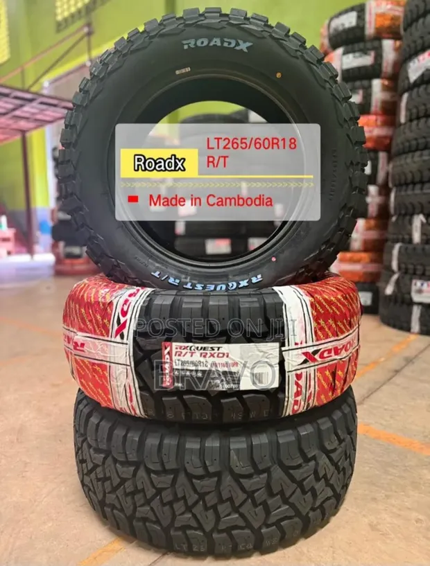 265/60R18 R/T Tyres for Land Cruiser, Hilux, Jeep - 1