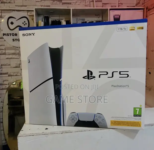 PS5 Slim Disc Edition Console - 1