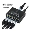 RJ45 Internet Splitter - 1 to 4 - 1000Mbps Gigabit Ethernet Hub - 3