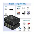 RJ45 Internet Splitter - 1 to 4 - 1000Mbps Gigabit Ethernet Hub - 4