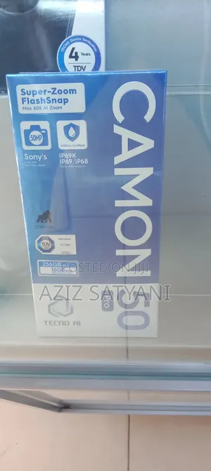 New Tecno Camon 50 Pro 256GB Black