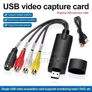 USB 2.0 Video Capture Card RCA to USB Audio Video Converter