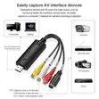 USB 2.0 Video Capture Card RCA to USB Audio Video Converter - 4