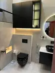 Black Concealed Toilet Seat - 2