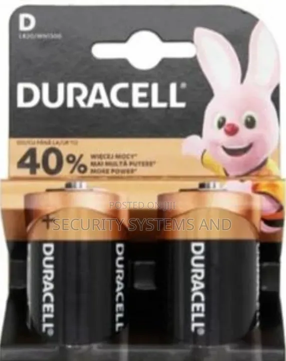 Duracell D Size LR20 1.5V Batteries - Pack of 2 - 1