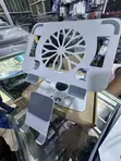 2-in-1 Adjustable Laptop and Phone Stand with Cooling Fan - 1