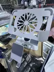2-in-1 Adjustable Laptop and Phone Stand with Cooling Fan - 2