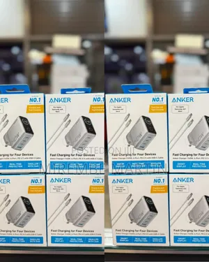 Anker 140W USB-C Charger, 4-Port GaN Power Adapter