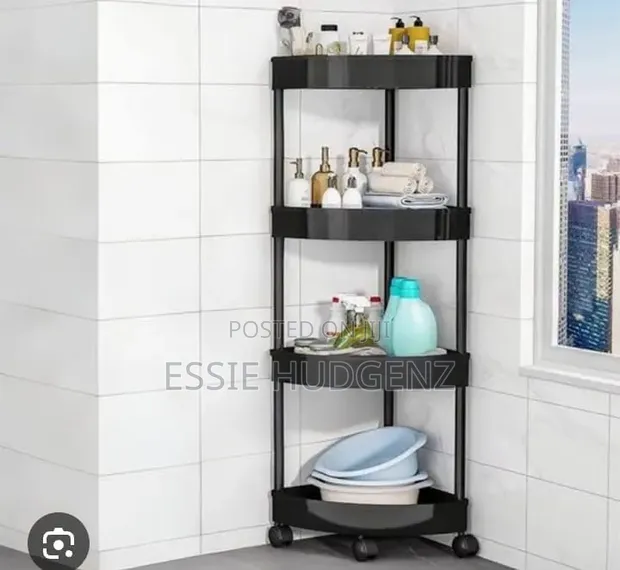 4-Tier Corner Shelf Rack - 1