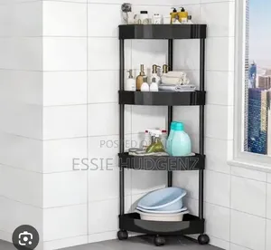 4-Tier Corner Shelf Rack